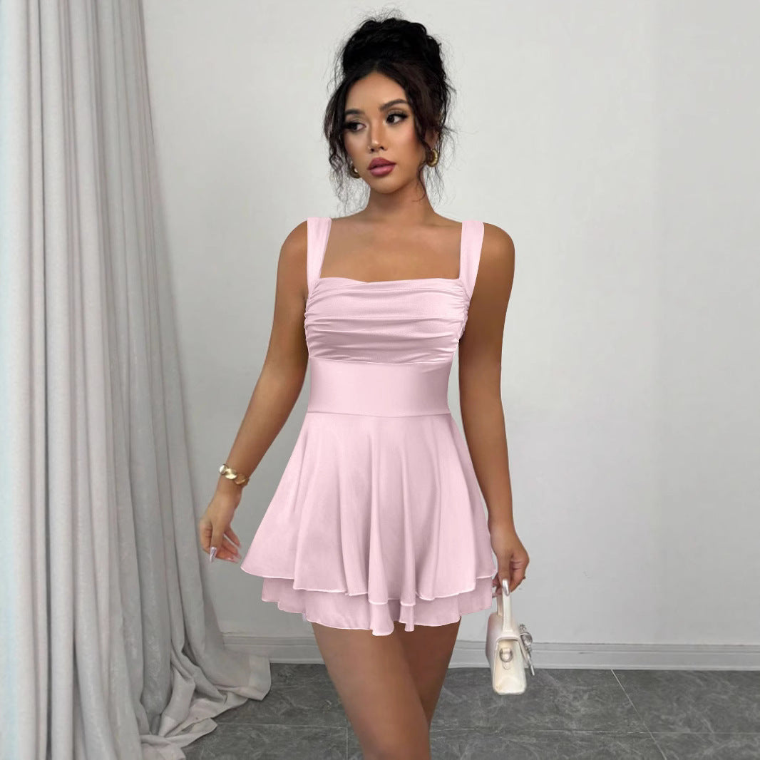 Fashionable Casual Sleeveless Strap Womens Dress