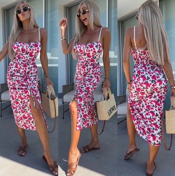 Women's Fashionable Elegant And Classy Printed Dress