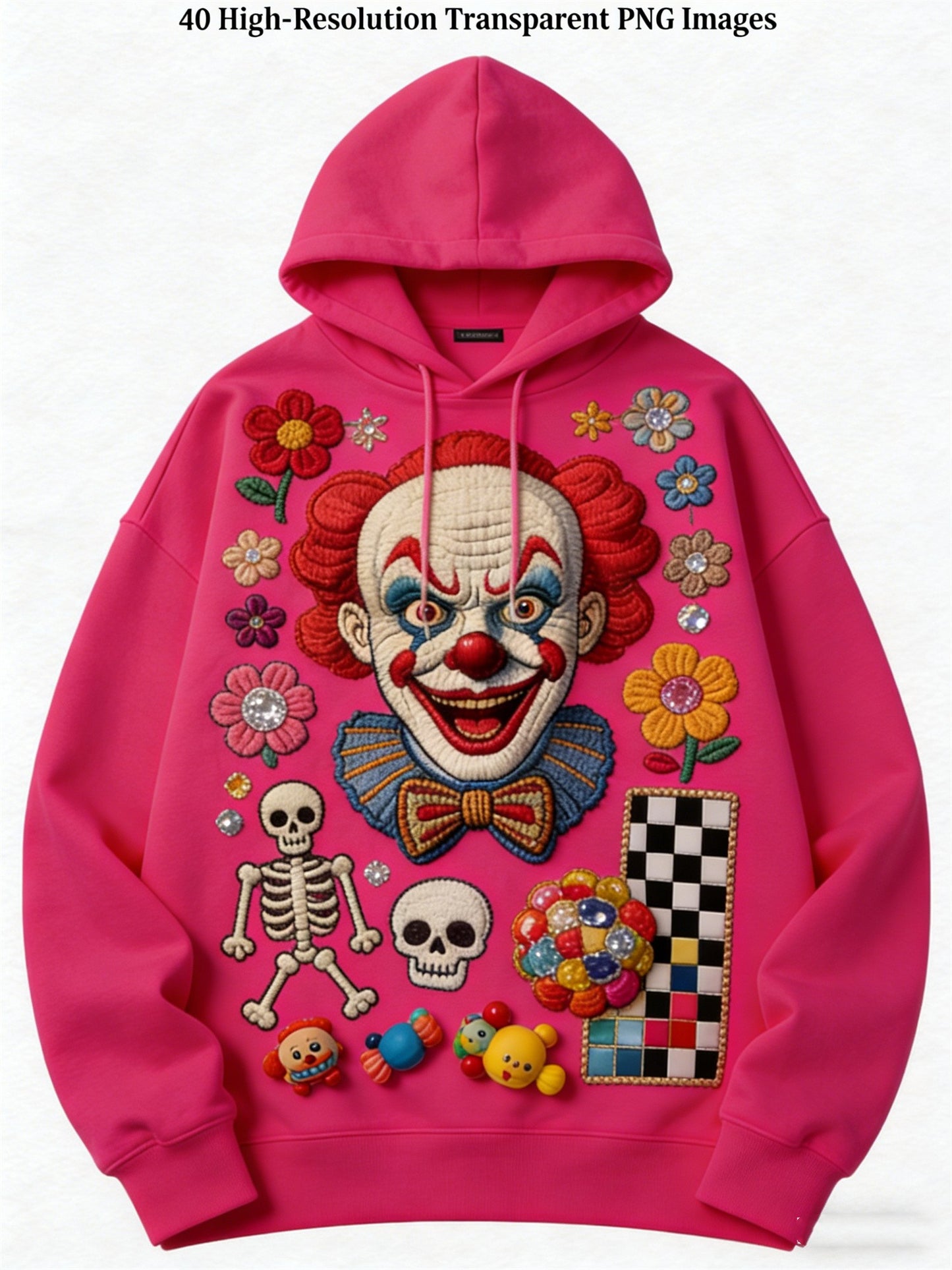 Fashion Casual Printed Polyester Sweater