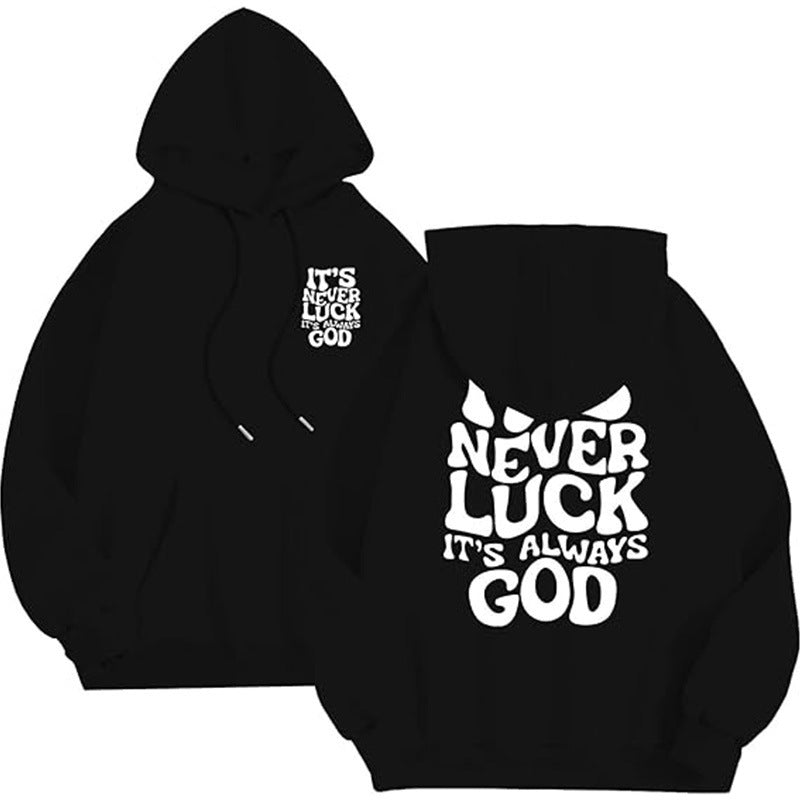 Fashionable Printed Casual Loose-Fit Hoodie For Men