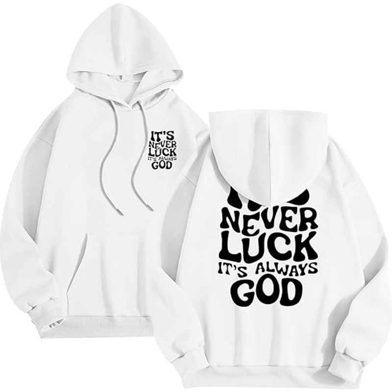 Fashionable Printed Casual Loose-Fit Hoodie For Men