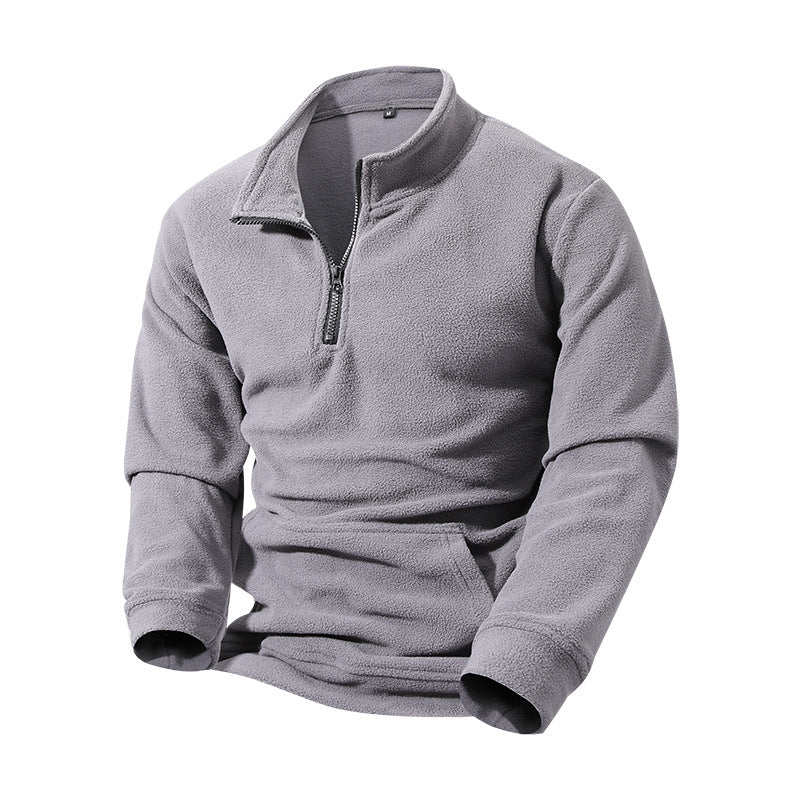 Men's Fashion Half-Zip Pullover Hoodie