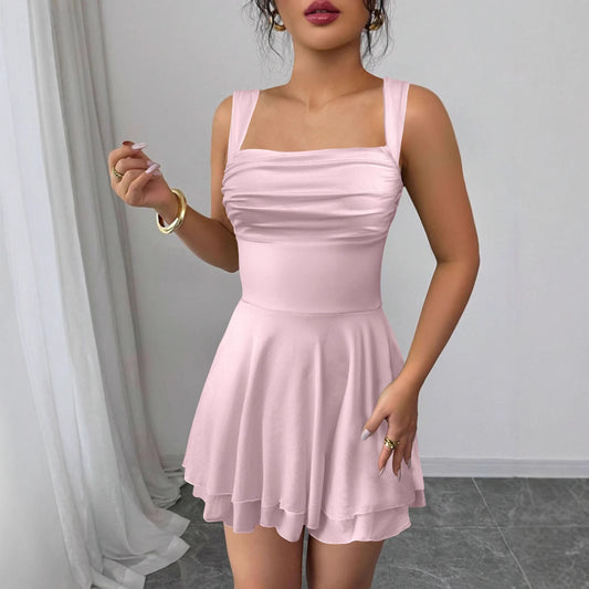 Fashionable Casual Sleeveless Strap Womens Dress