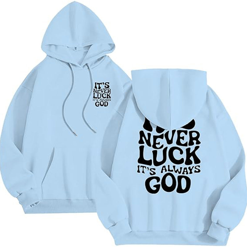 Fashionable Printed Casual Loose-Fit Hoodie For Men