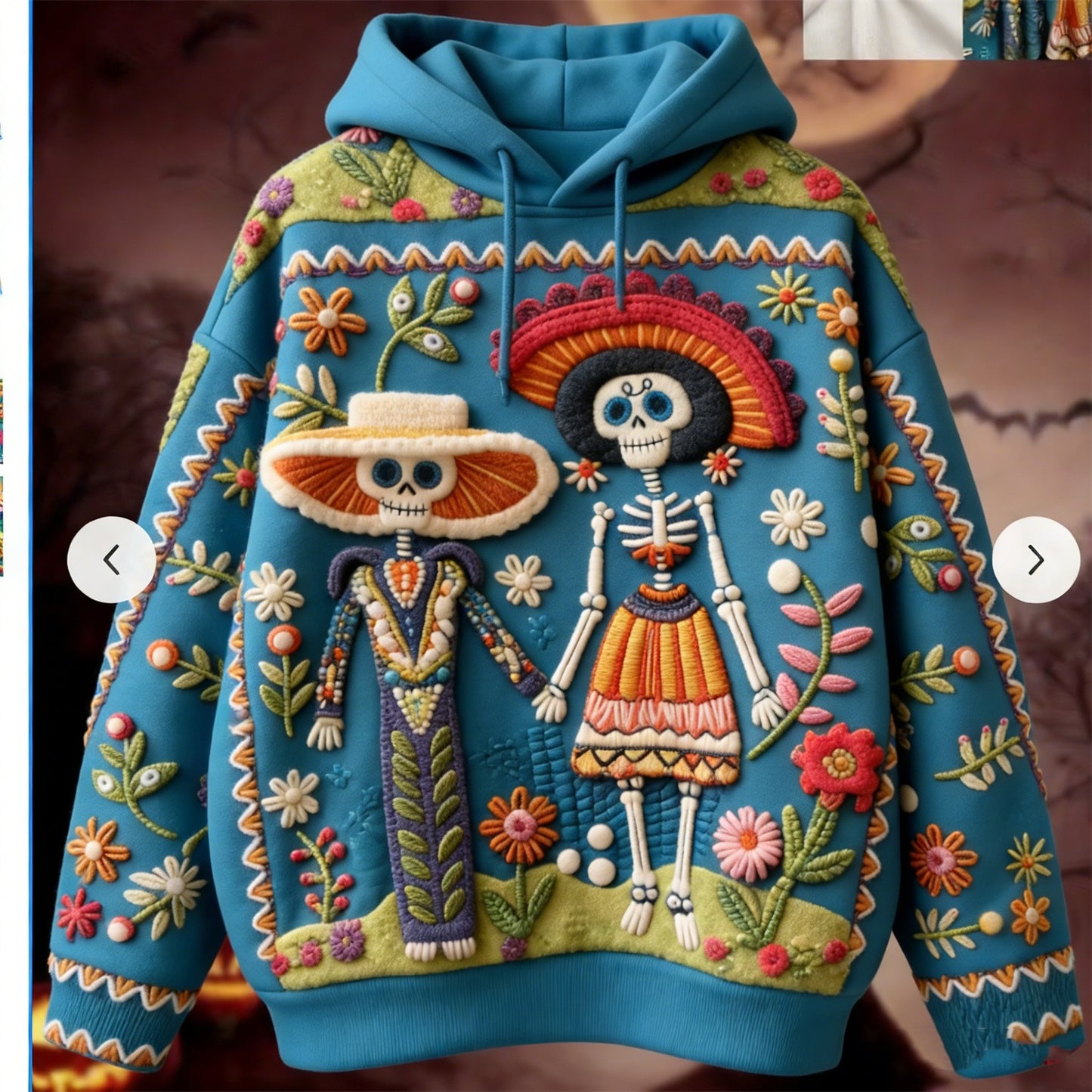 Fashion Casual Printed Polyester Sweater